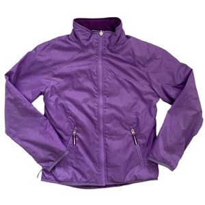 Champion purple winter jacket water + wind resistant size 7-8